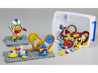 Занимательные шестеренки и 2-х см. соединяющиеся кубики (326 дет.)